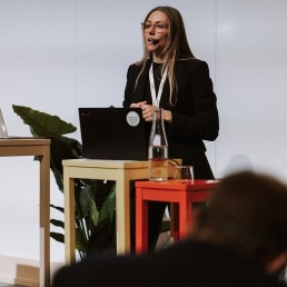 Ms. Joanna Partyka giving her key note presentation